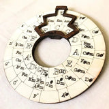 Wooden Chord Wheel – Music Theory Aid for Piano, Guitar & Keyboard