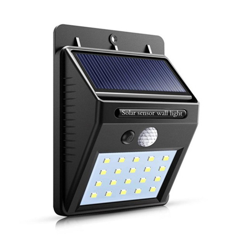 Solar LED Wandleuchte mit Bewegungsmelder – Wasserdicht