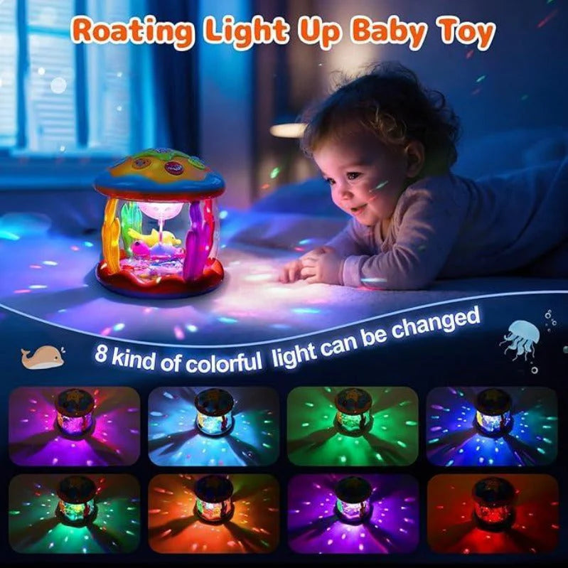 Optimized Product Title: **Rotierender Baby-Nachtlicht-Projektor mit Musik und Sternenhimmel – Beruhigende Schlafhilfe für Neugeborene und Kleinkinder** 

This title includes relevant keywords while providing more detail about the product's features and b