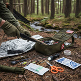 Compact Survival Backpack Outdoor First Aid Gear Tools