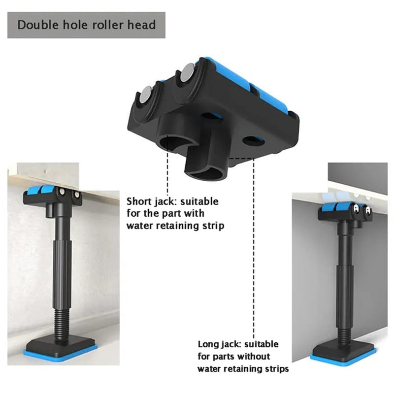 Adjustable Cabinet Jack – 19–44cm Height, 200kg Capacity & Non-Slip Base