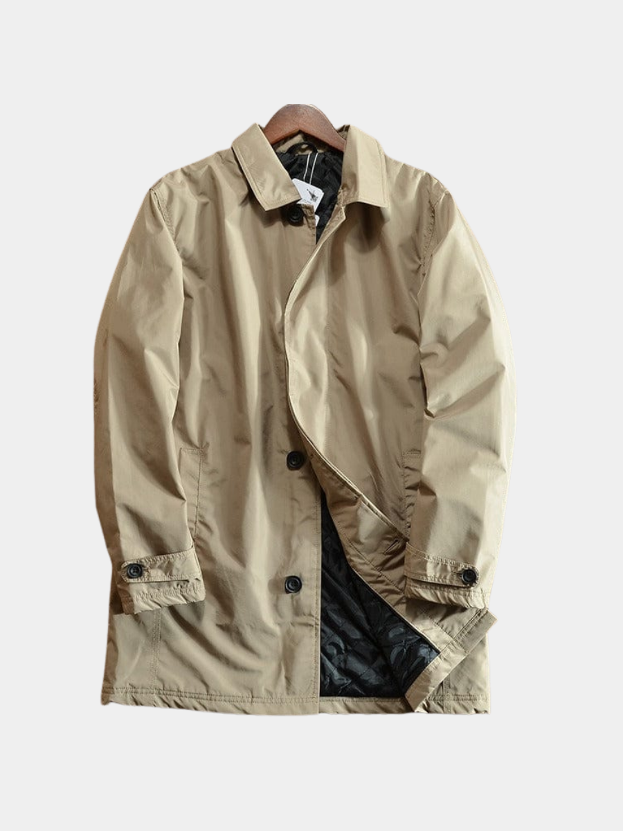 Men's quilted coat, view 1