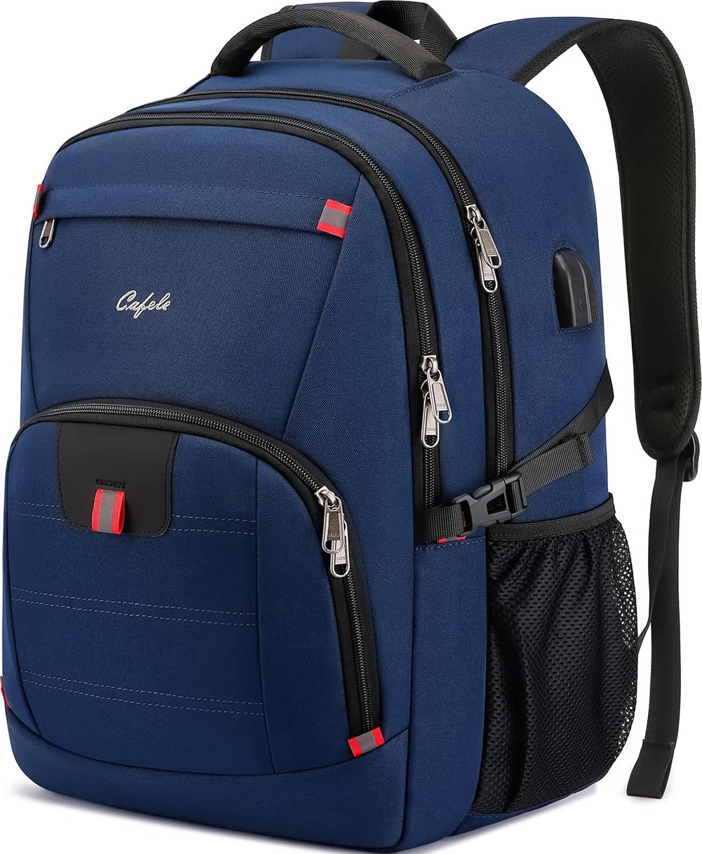 TechPro Water-Resistant Laptop Backpack with USB Charging Port & Anti-Theft Design – Durable & Stylish for Travel & Daily Use