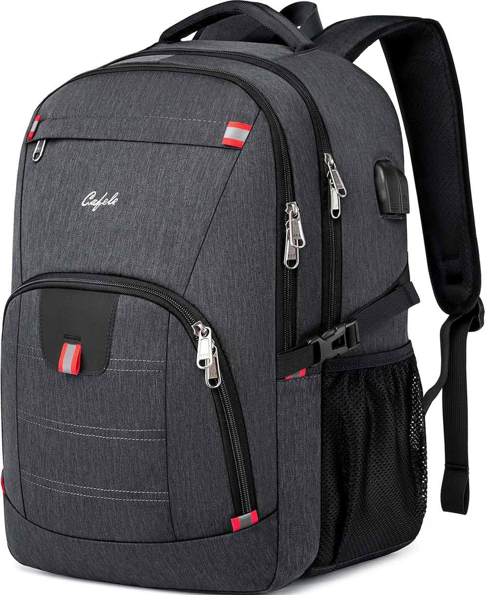 TechPro Water-Resistant Laptop Backpack with USB Charging Port & Anti-Theft Design – Durable & Stylish for Travel & Daily Use