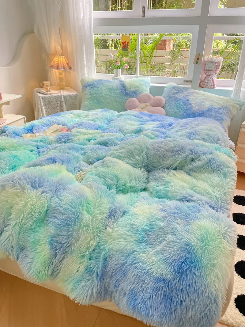 FluffCandy Candy-Colored Soft Duvet Cover | Vibrant & Cozy Bedding for a Stylish Bedroom