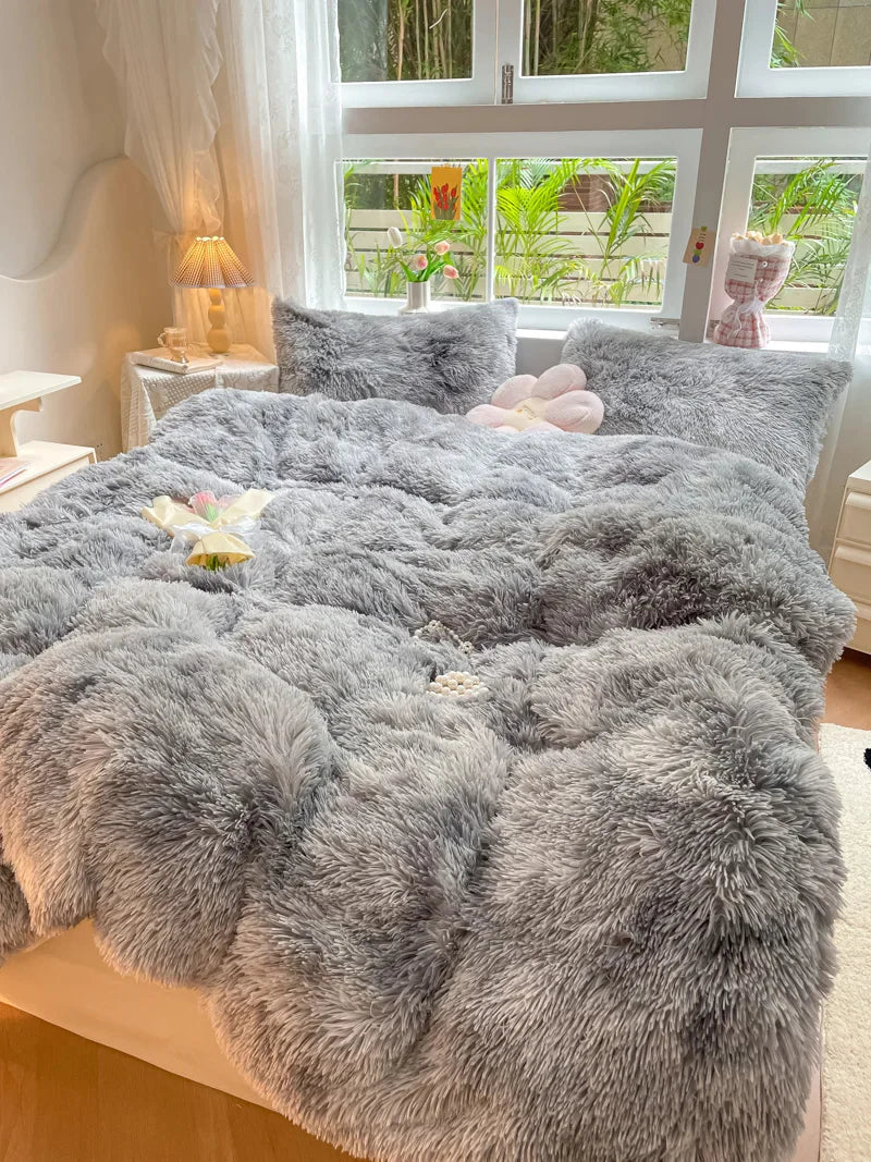 FluffCandy Candy-Colored Soft Duvet Cover | Vibrant & Cozy Bedding for a Stylish Bedroom