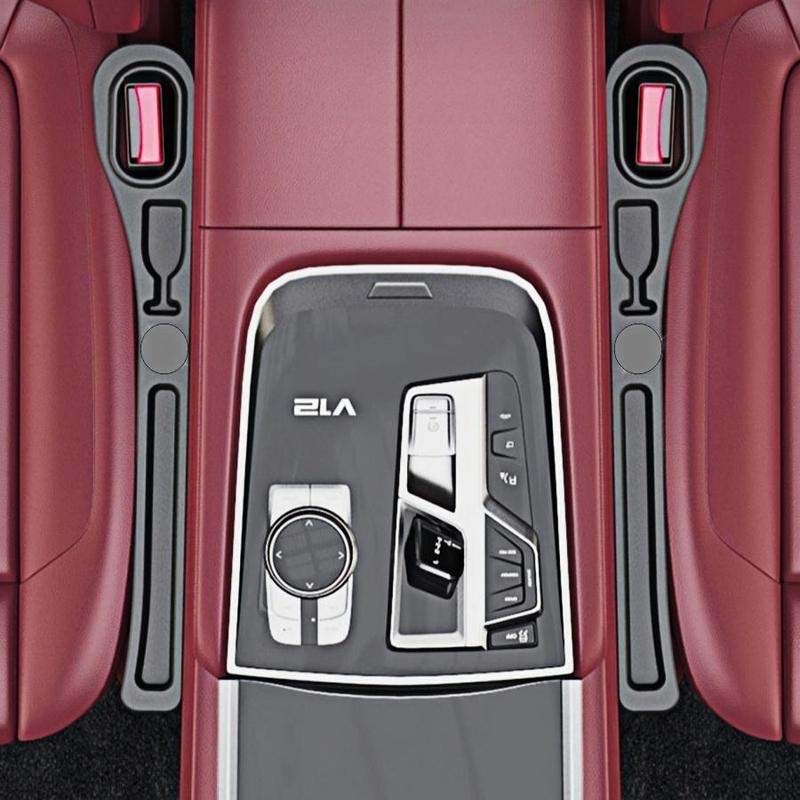 Premium Car Console Gap Organizer - Universal Fit, Non-Slip Design, Easy Access Storage for Phones, Keys, and Small Items
