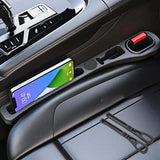 Premium Car Console Gap Organizer - Universal Fit, Non-Slip Design, Easy Access Storage for Phones, Keys, and Small Items