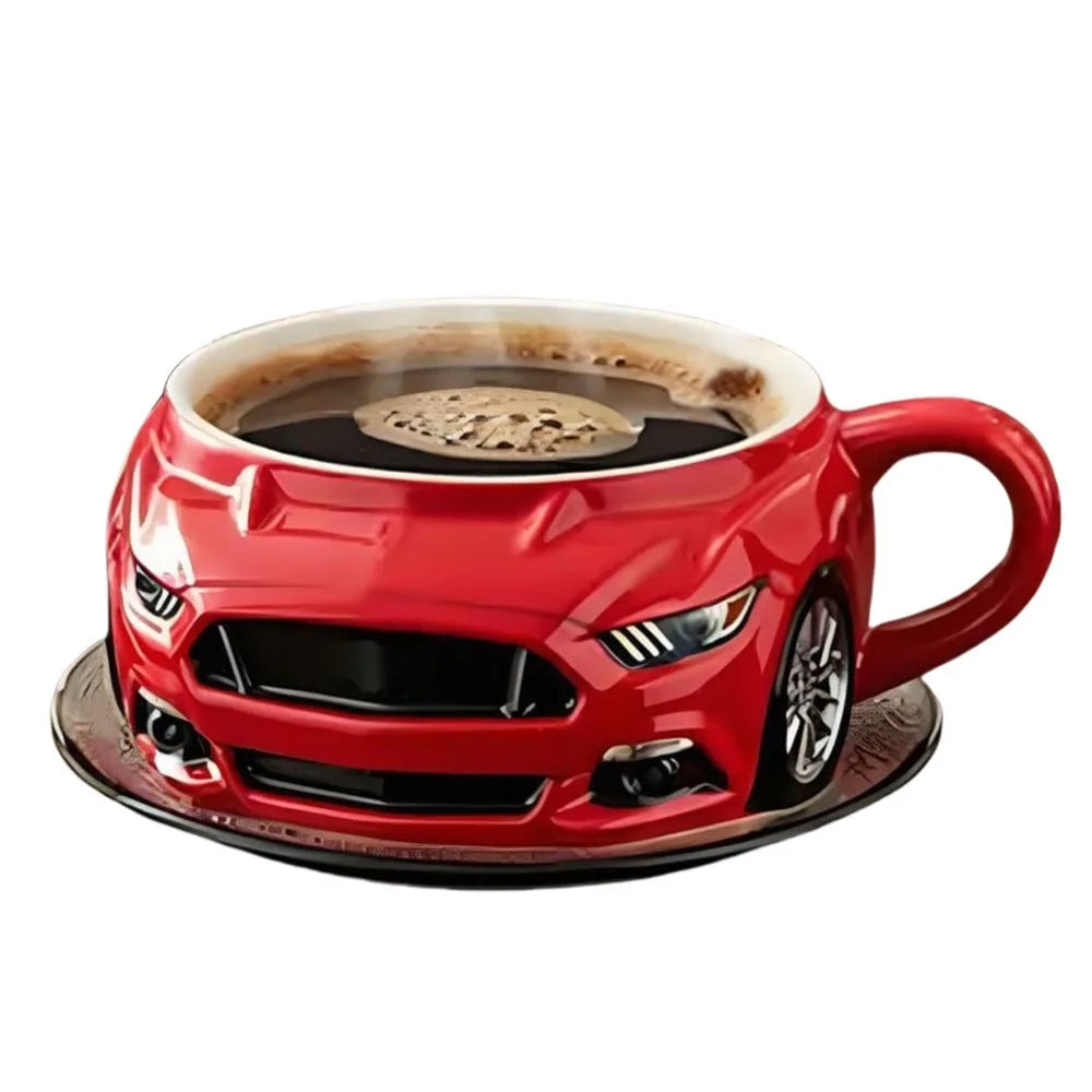 3D Car-Shaped Mug – Unique Coffee Cup for Home, Office & Car Lovers – Perfect Gift for Auto Enthusiasts