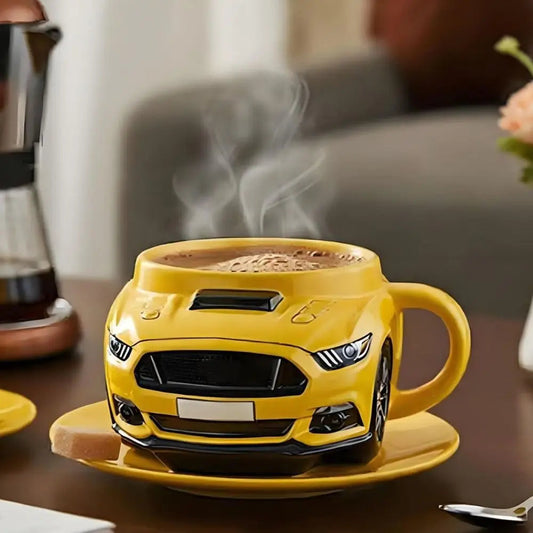 3D Car-Shaped Mug – Unique Coffee Cup for Home, Office & Car Lovers – Perfect Gift for Auto Enthusiasts