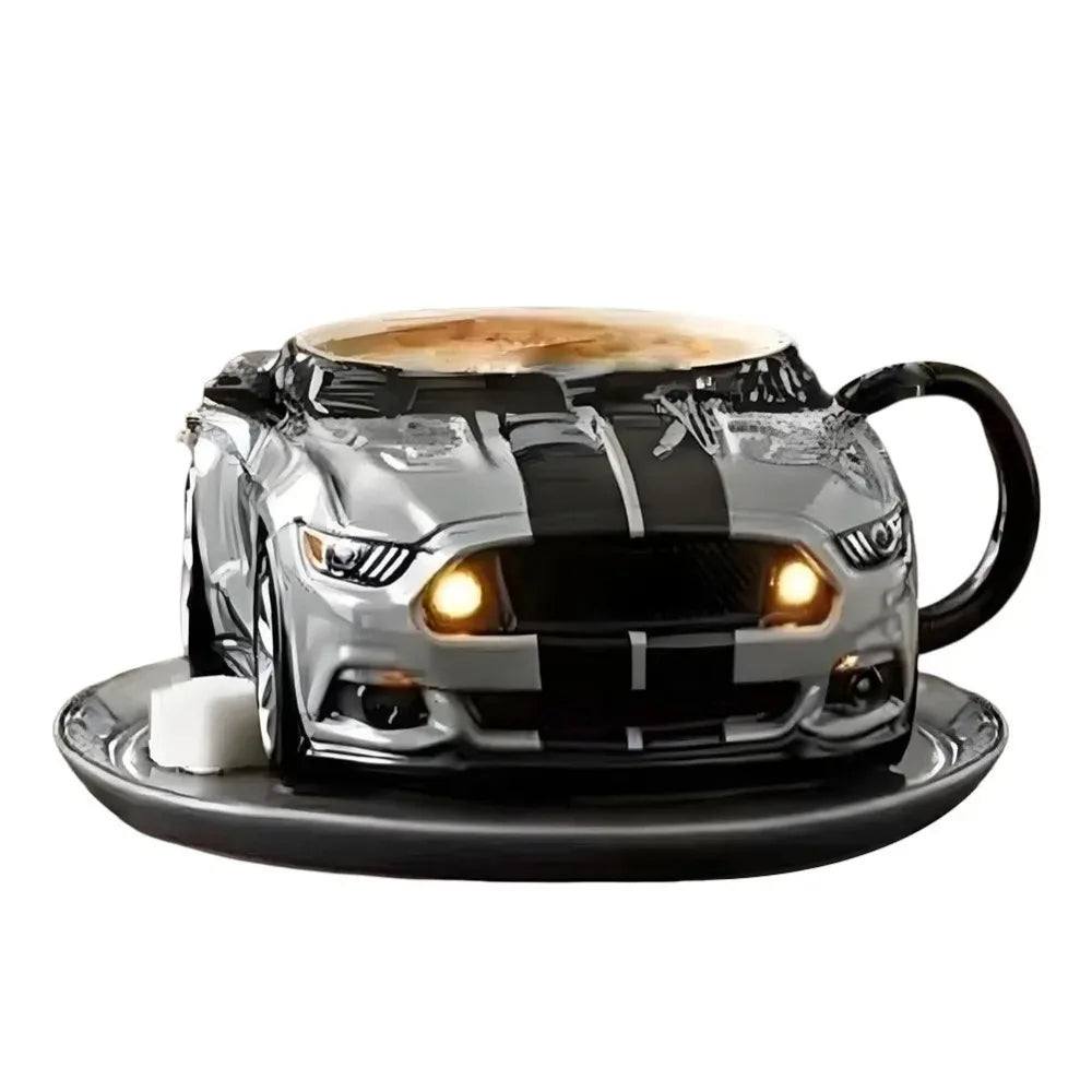 3D Car-Shaped Mug – Unique Coffee Cup for Home, Office & Car Lovers – Perfect Gift for Auto Enthusiasts