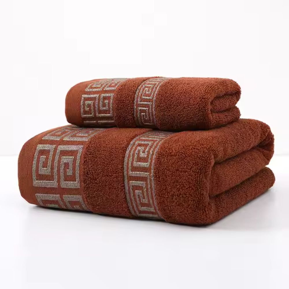 Enhanced Product Title: **Casa Luxe Athena Premium Cotton Towel Set - 2-Piece Collection for Ultimate Softness and Absorbency** 

This title includes keywords that enhance searchability while providing more detail about the product's quality and features.