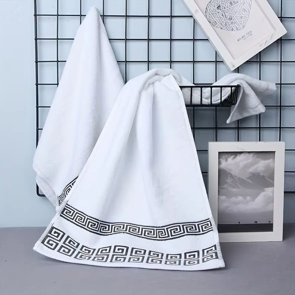 Enhanced Product Title: **Casa Luxe Athena Premium Cotton Towel Set - 2-Piece Collection for Ultimate Softness and Absorbency** 

This title includes keywords that enhance searchability while providing more detail about the product's quality and features.