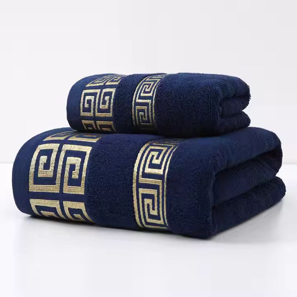 Enhanced Product Title: **Casa Luxe Athena Premium Cotton Towel Set - 2-Piece Collection for Ultimate Softness and Absorbency** 

This title includes keywords that enhance searchability while providing more detail about the product's quality and features.