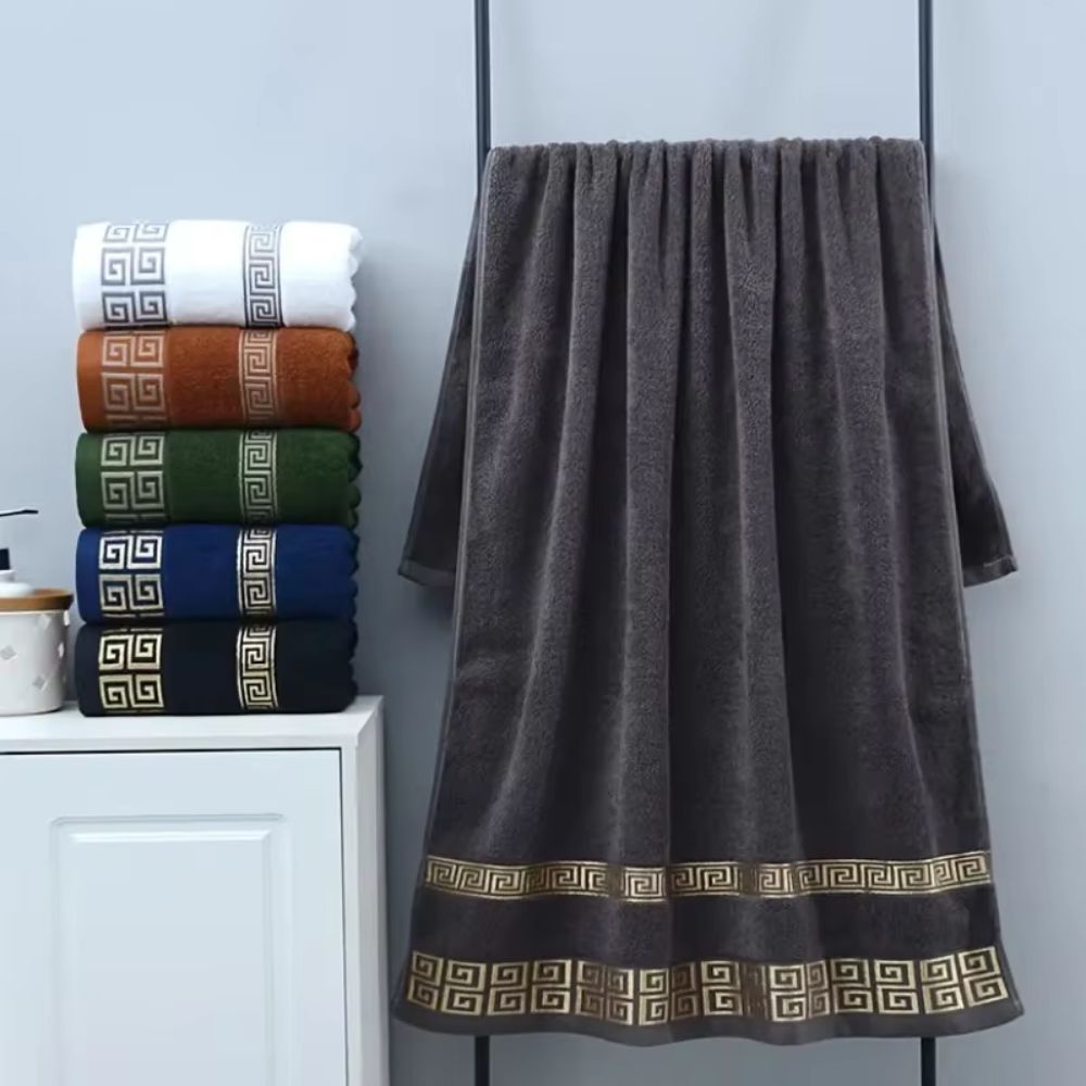Enhanced Product Title: **Casa Luxe Athena Premium Cotton Towel Set - 2-Piece Collection for Ultimate Softness and Absorbency** 

This title includes keywords that enhance searchability while providing more detail about the product's quality and features.