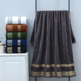Enhanced Product Title: **Casa Luxe Athena Premium Cotton Towel Set - 2-Piece Collection for Ultimate Softness and Absorbency** 

This title includes keywords that enhance searchability while providing more detail about the product's quality and features.
