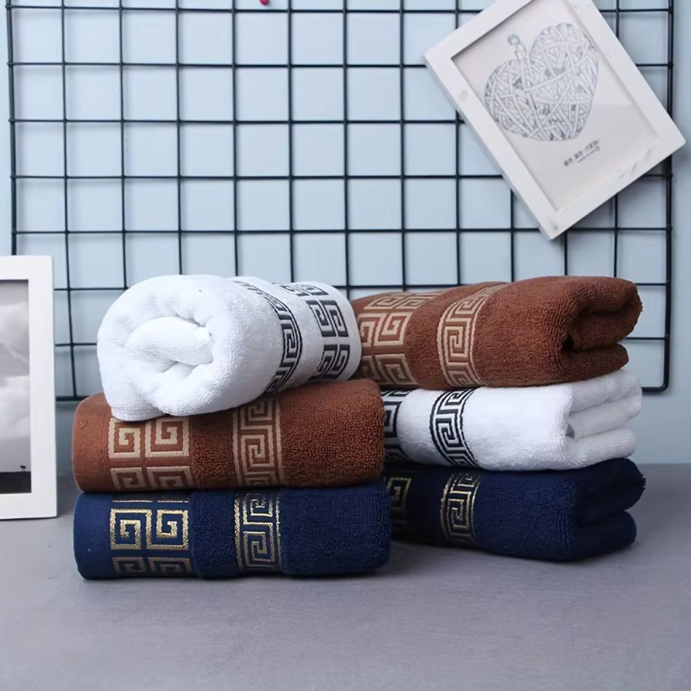 Enhanced Product Title: **Casa Luxe Athena Premium Cotton Towel Set - 2-Piece Collection for Ultimate Softness and Absorbency** 

This title includes keywords that enhance searchability while providing more detail about the product's quality and features.