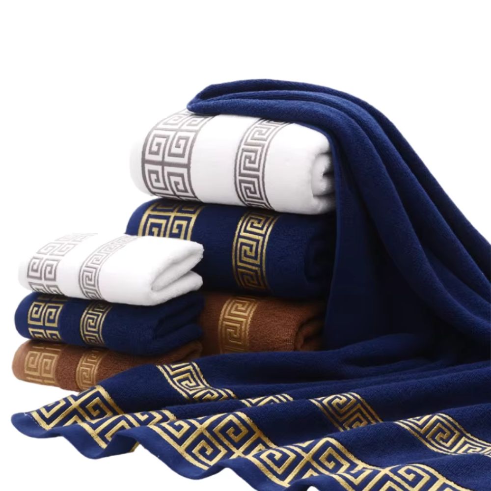 Enhanced Product Title: **Casa Luxe Athena Premium Cotton Towel Set - 2-Piece Collection for Ultimate Softness and Absorbency** 

This title includes keywords that enhance searchability while providing more detail about the product's quality and features.