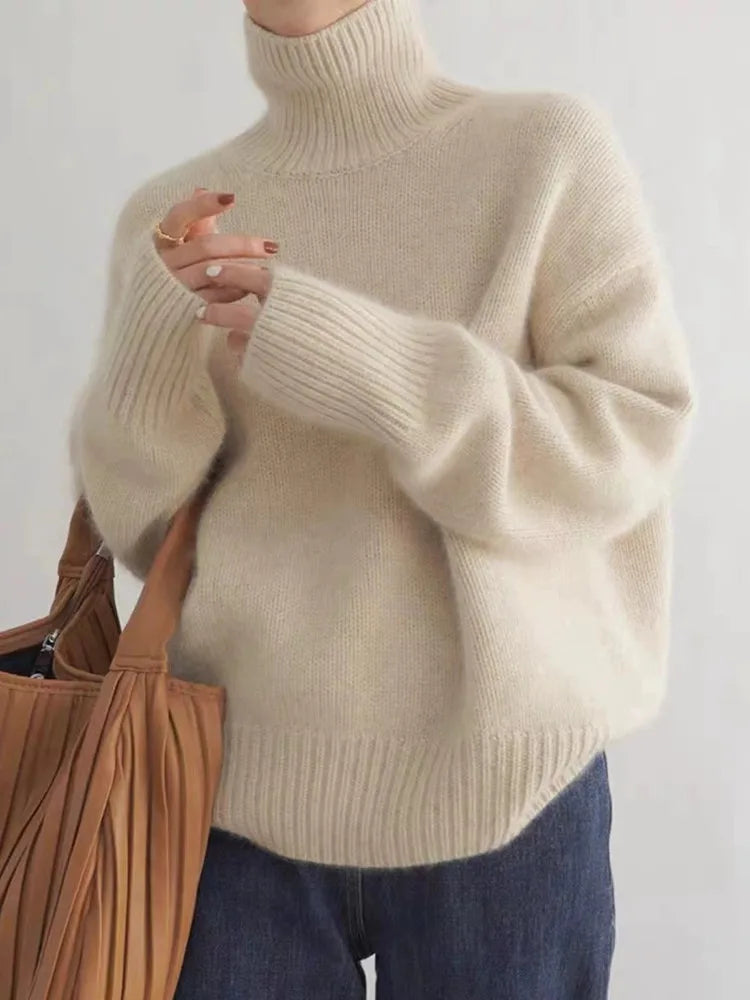 Cashmere Ladies' Turtleneck - Elise