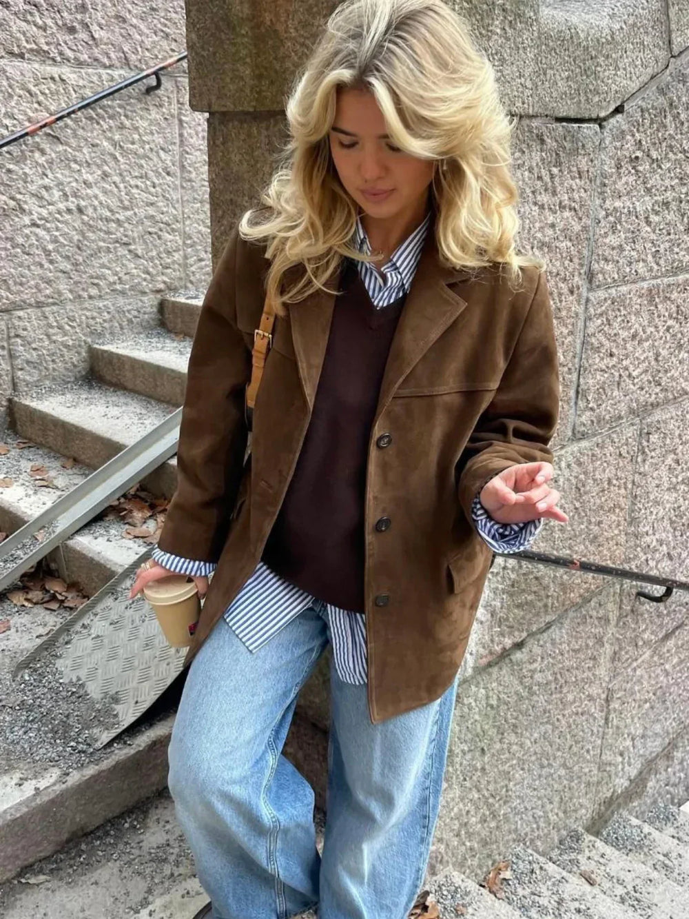 Women's relaxed coat, view 2