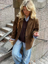 Women's relaxed coat, view 2