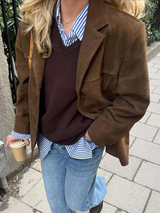 Women's relaxed coat, view 4