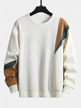 Men's Sweater with Color-Block Design - Ruben