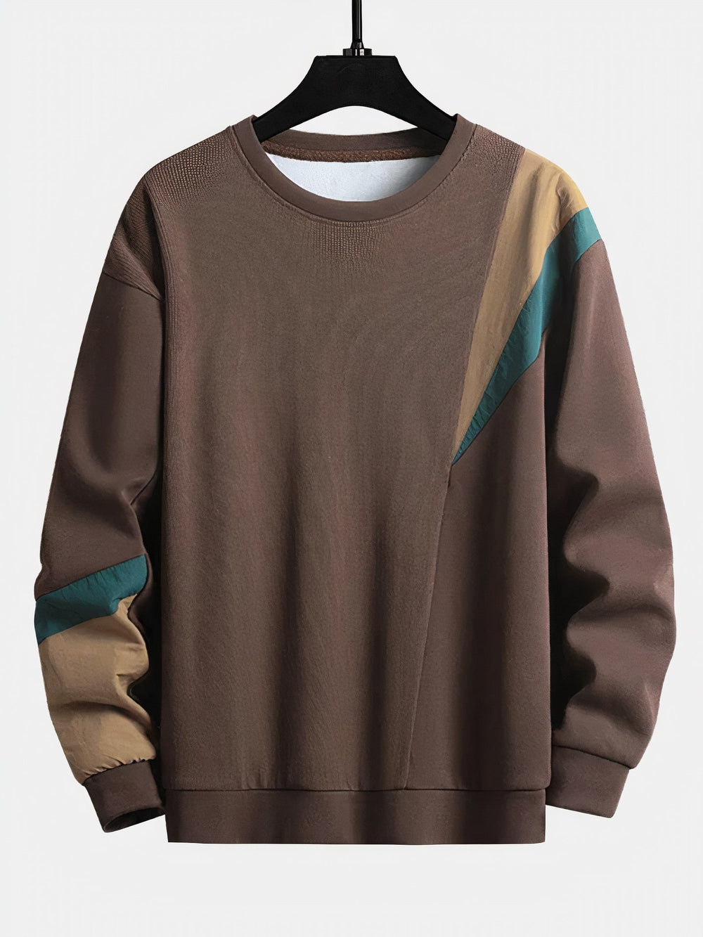 Men's Sweater with Color-Block Design - Ruben