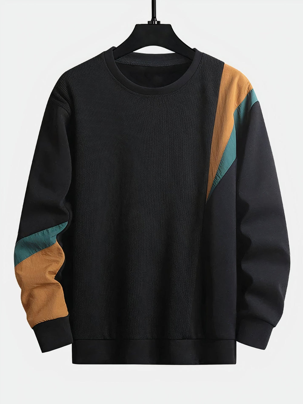 Men's Sweater with Color-Block Design - Ruben