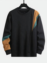 Men's Sweater with Color-Block Design - Ruben