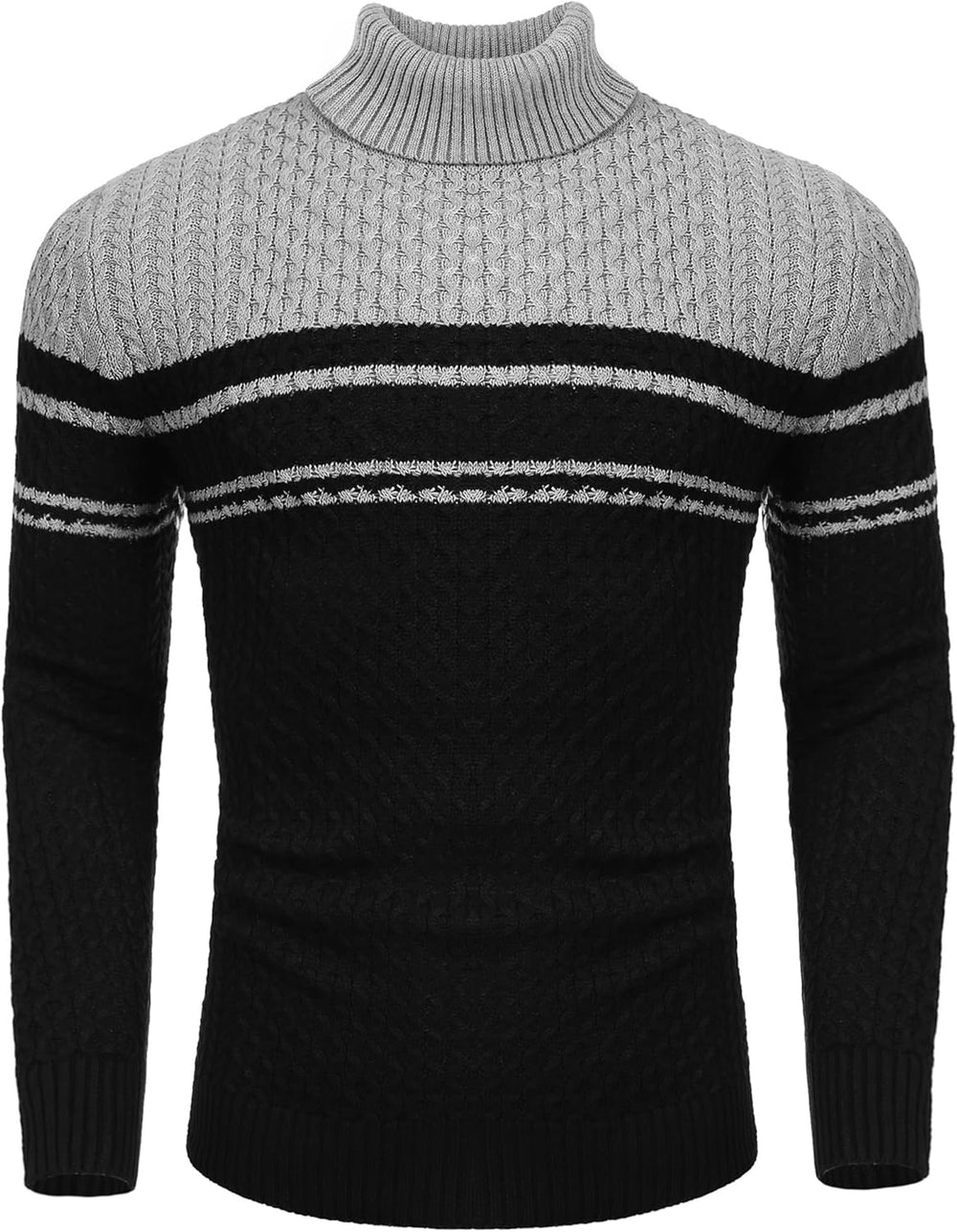 Casual Knit Men's Turtleneck - Sander
