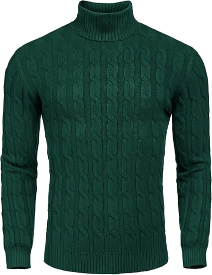 Casual Knit Men's Turtleneck - Sander