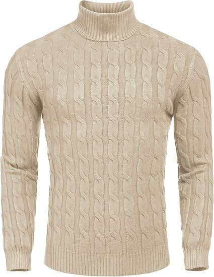 Casual Knit Men's Turtleneck - Sander