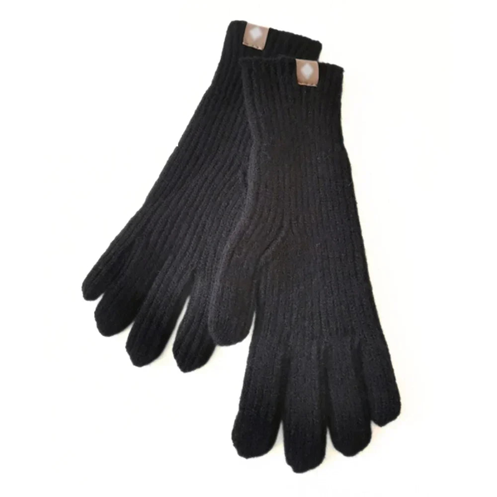 Elara Women's Casual Knitted Gloves - Stylish & Warm Winter Accessories