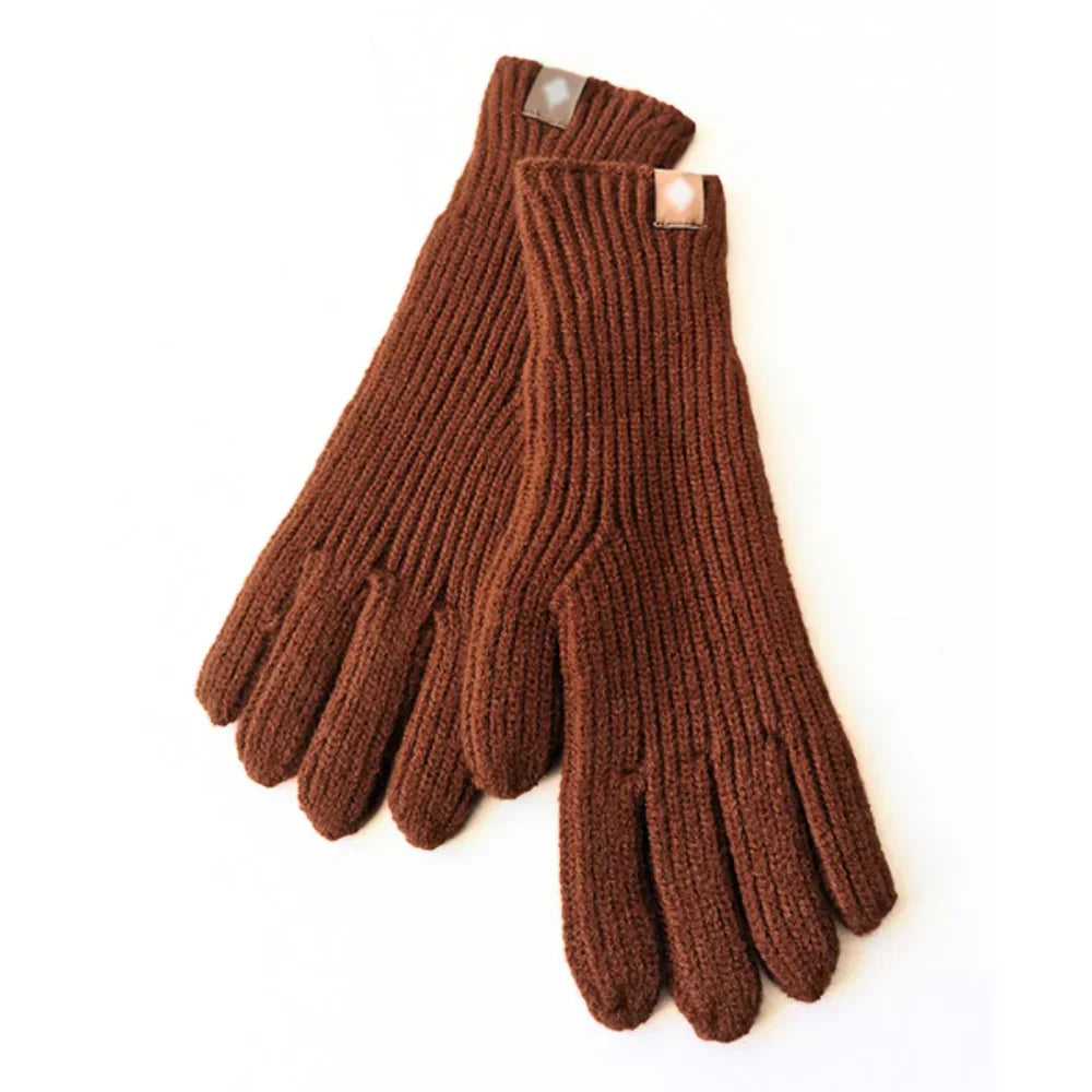 Elara Women's Casual Knitted Gloves - Stylish & Warm Winter Accessories