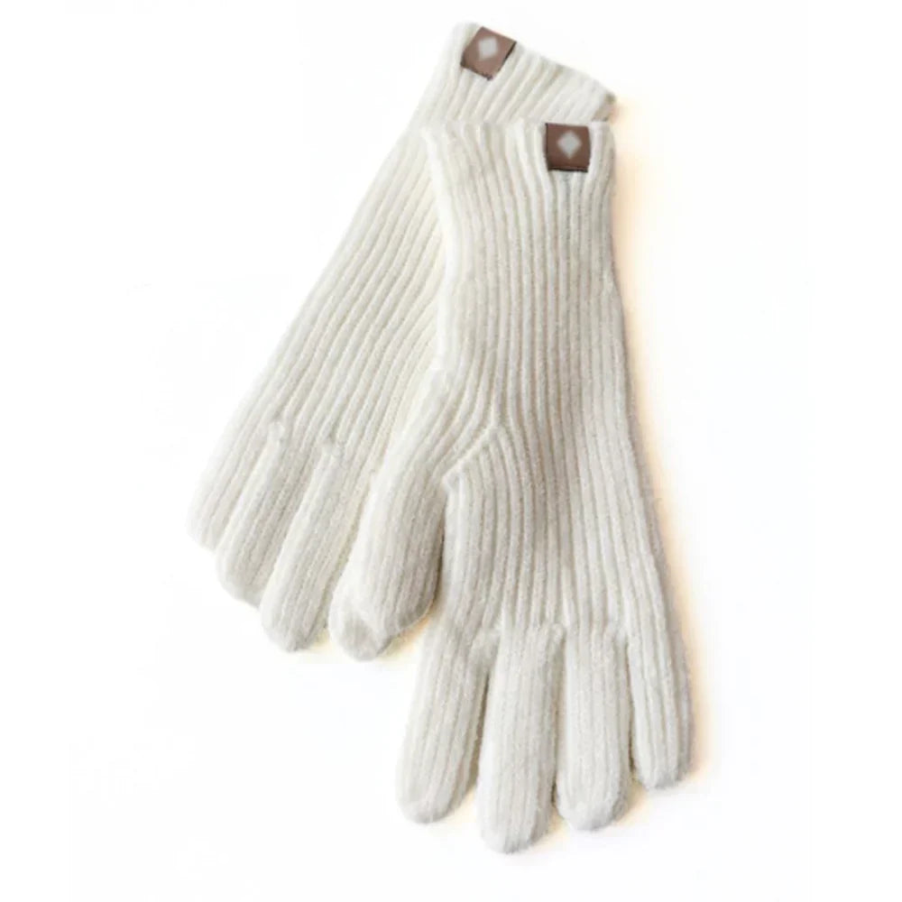 Elara Women's Casual Knitted Gloves - Stylish & Warm Winter Accessories