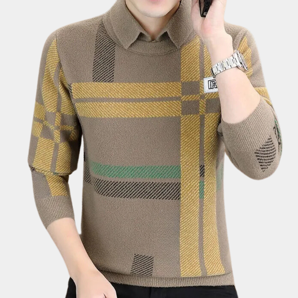 Casual Men's Sweater with Timeless Design - Otis