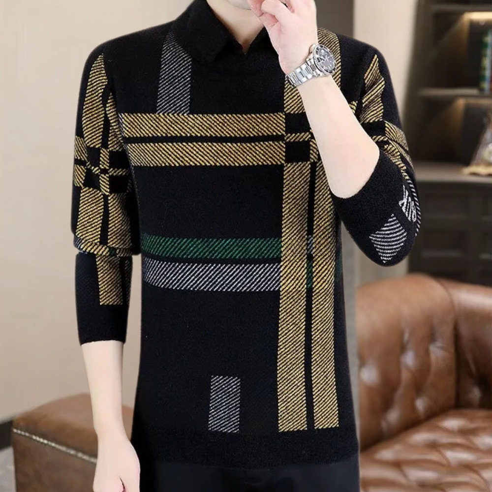 Casual Men's Sweater with Timeless Design - Otis
