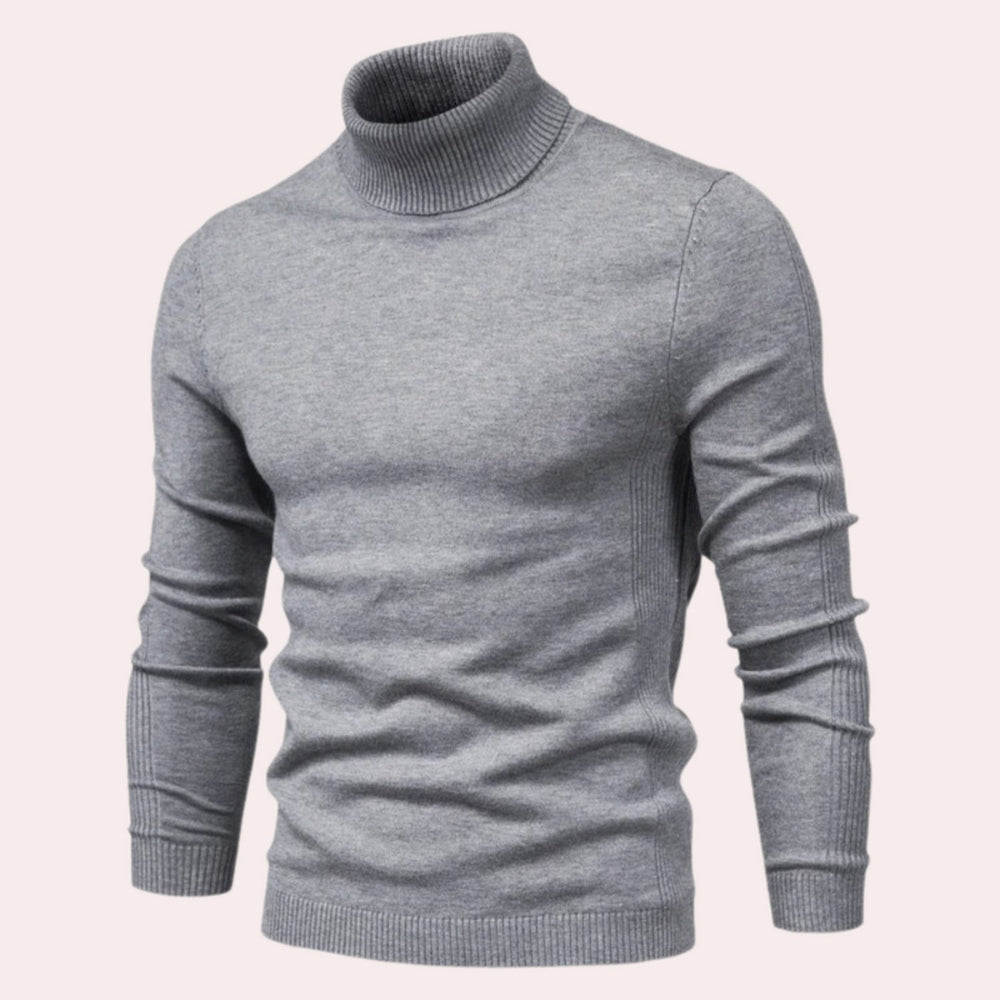Casual Men's Turtleneck - Noah - 5
