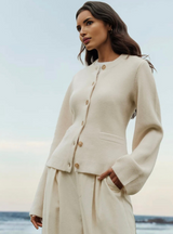 Casual Soft Ladies' Cardigan with Buttons - Noa