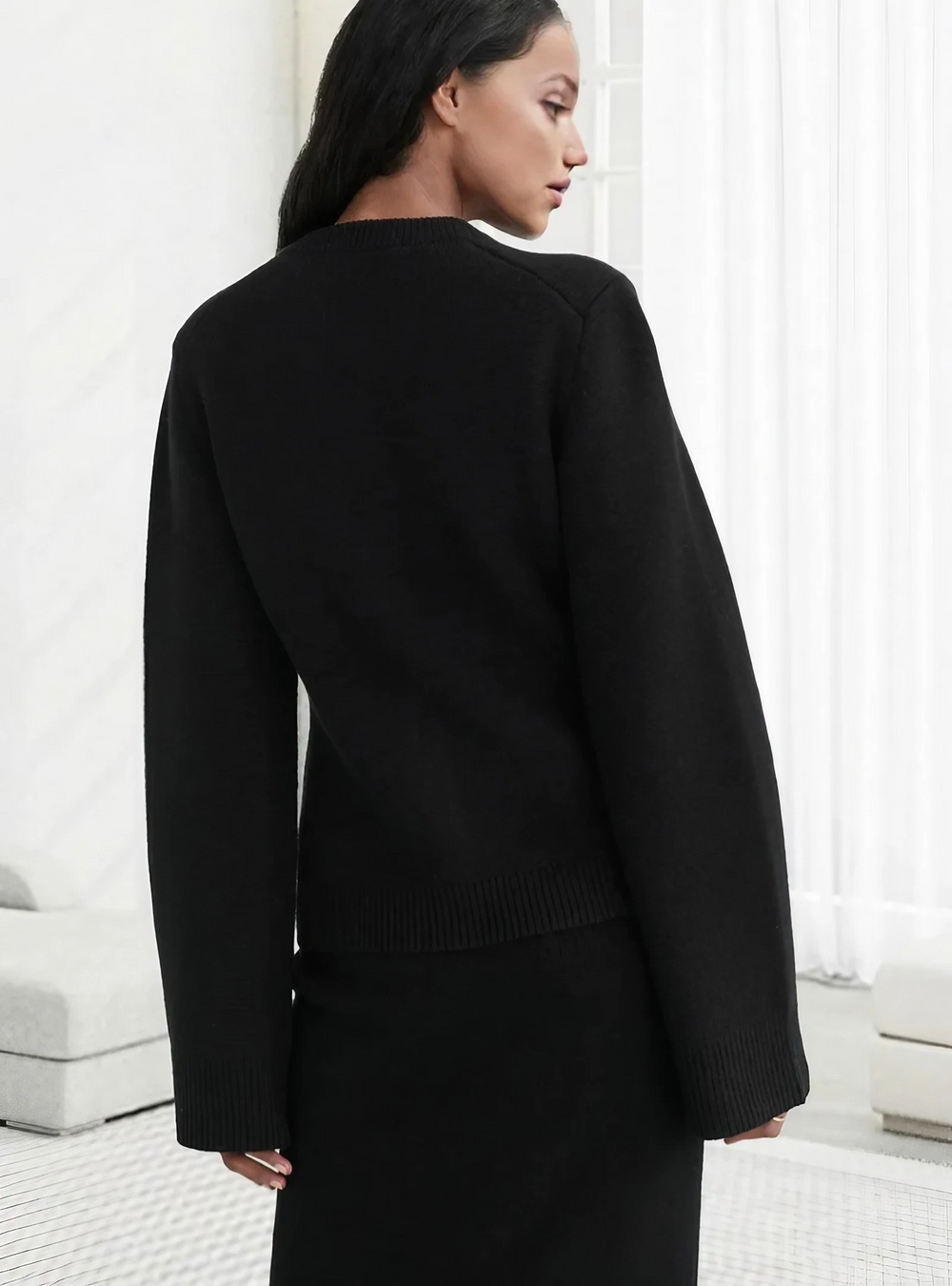 Casual Soft Ladies' Cardigan with Buttons - Noa