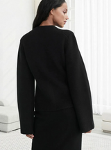 Casual Soft Ladies' Cardigan with Buttons - Noa