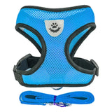 Adjustable Cat & Dog Walking Harness with Leash Set - No-Pull, Comfortable Fit for Small to Large Pets