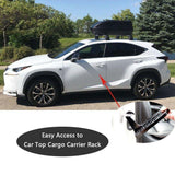 Enhanced Product Title: "Auto Trittbrett mit Nothammer – Praktische Einstiegshilfe für Dachträger & Fahrzeugzugang" 

This title includes relevant keywords while maintaining clarity and appeal for potential customers.