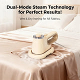 Portable Steam Brush – Handheld Garment Steamer, Dry & Wet Modes