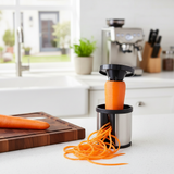 Optimized Product Title: **Edelstahl Gemüse-Spiralschneider – Perfekte Spiralen & Nudeln für Gesunde Gerichte – Küchenhelfer für Zucchini, Karotten & mehr** 

This title includes relevant keywords, highlights the benefits, and specifies the types of veget