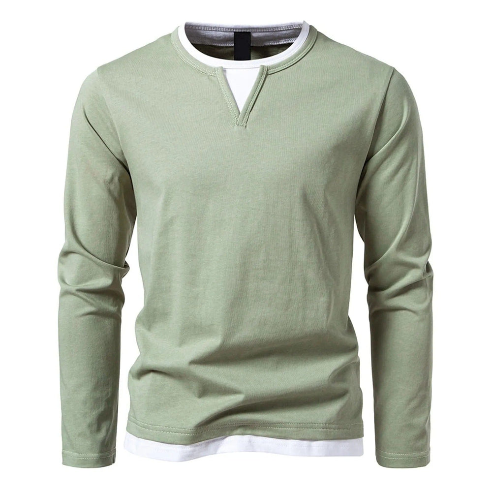 Enhanced Product Title: "JACOB Long Sleeve Henley Shirt for Men - Stylish & Comfortable Casual Wear" 

This title includes relevant keywords while providing more detail about the product, which can help improve visibility and appeal in Google Shopping.