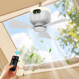 Ceiling Fan with LED Light and Remote Control