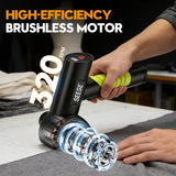 Cordless Rotary Fabric Cutter – 2500mAh, USB-C & Brushless Motor