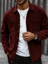 Johan™ Men's Corduroy Shirt Jacket - Stylish & Versatile Outerwear for Every Season
